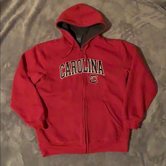 Medium weight fleece lined Gamecock zip up - Picture 1 of 4
